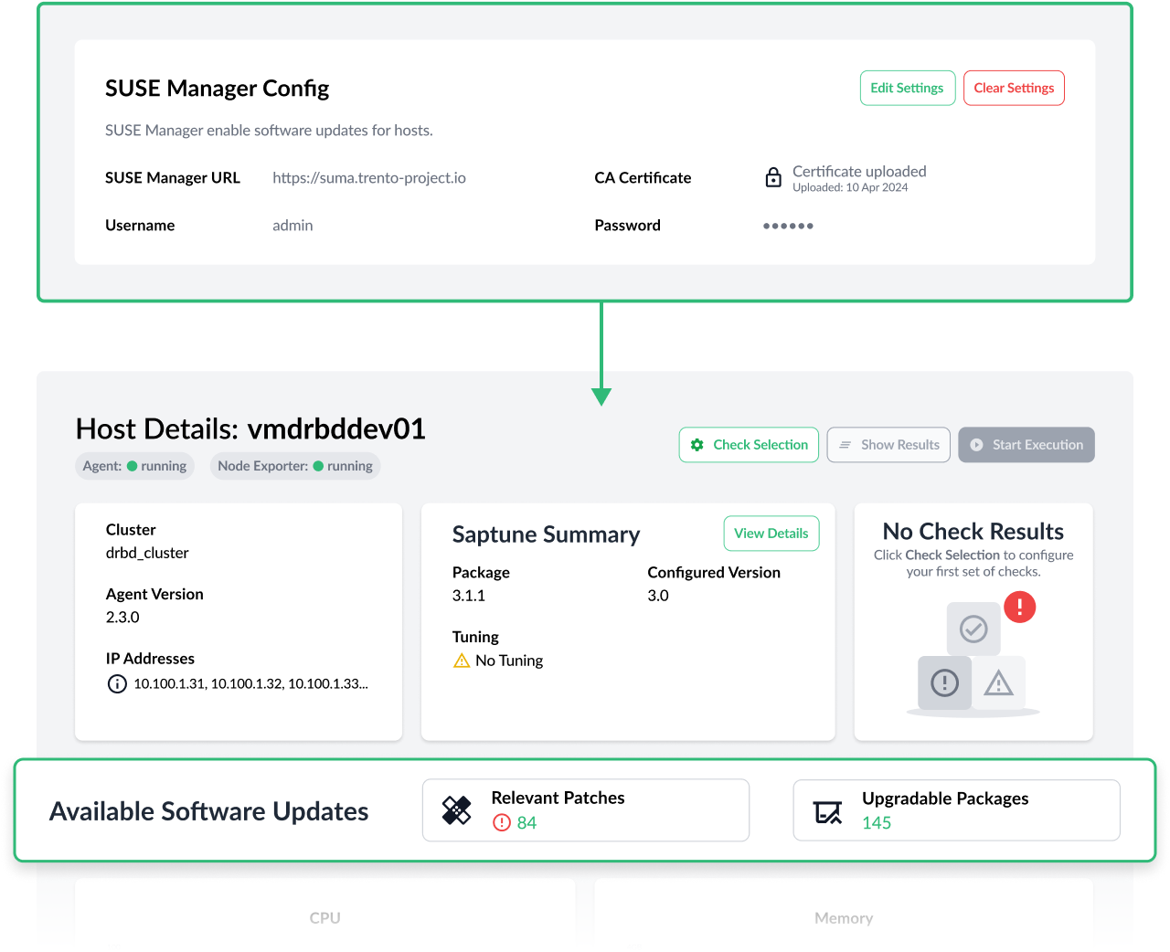 SUSE Manager with Software Updates