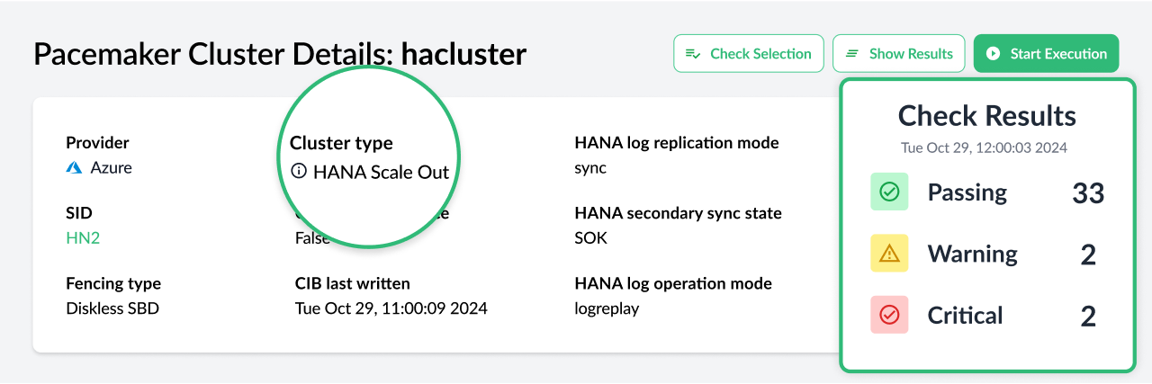 HANA Scale Out Cluster