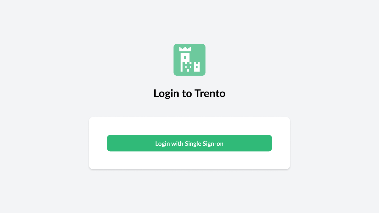 Login with Single Sign-On